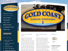 Tablet Screenshot of goldcoastcottages.com